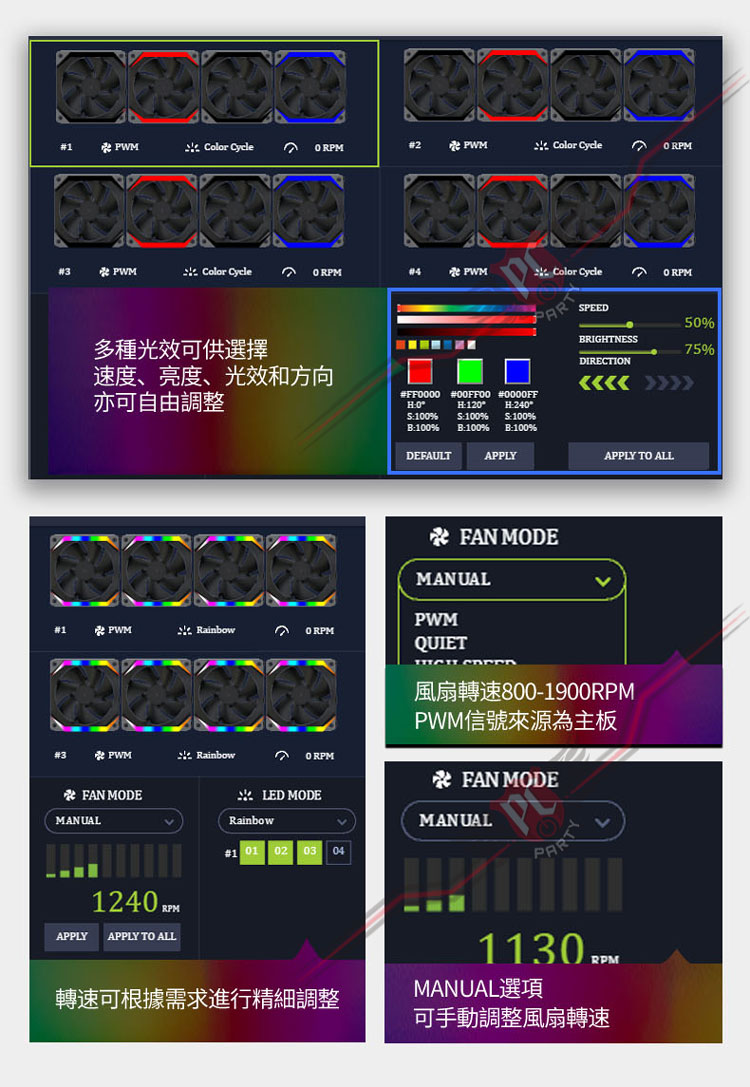 PC PARTY 聯力Lian-Li 積木風扇UNI FAN SL120 ARGB